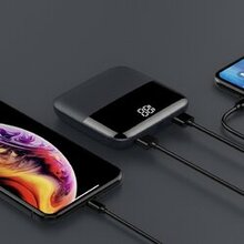 Mini-max Powered Charger For Smart Phones And Tablets - Color: Black