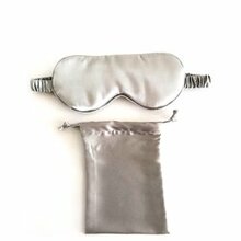 Soft Eyes Sleep Mask In A Pouch Set - Color: Pebble Gray