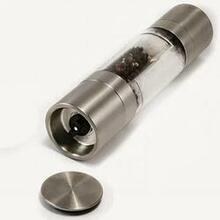 Sleek And Prompt Salt And Pepper Single Grinder With Dual Purpose