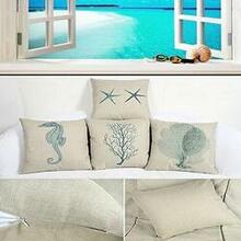 Coastal Charm Cushion Covers - Style: Starfish