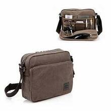 Concierge Journey Canvas Bag Find It All At Your Fingertips - Color: Coffee
