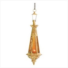 Amber Teardrop Lantern