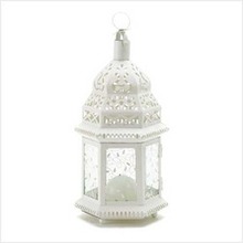White Moroccan Lantern.