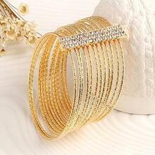 Luxor Crystal Bangles 12 Of Them Together - Style: Silver K290-39091766800
