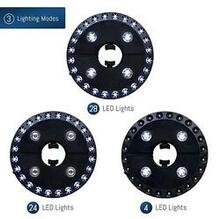 Ufo 360 Patio Umbrella Light With 28 Led Ring - Color: Black K290-40781030608