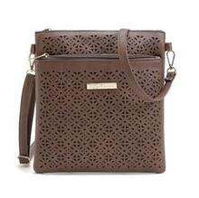 Blossomita Handbag With Cutout Flower Design - Color: Chocolate Brown K290-42364544848
