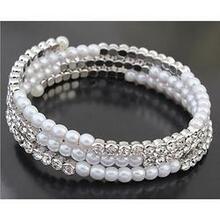The Promise - Wrapped In Crystal And Pearls Bracelet
