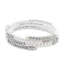The Promise - Wrapped In Crystal And Pearls Bracelet