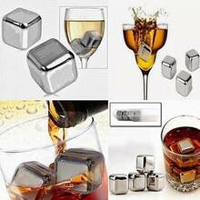 Steel Chillers - The Stainless Steel Food Grade Ice Cubes For Cocktails F369-435791468