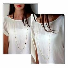 Shimmer Shimmer Long Necklace
