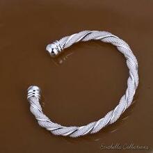 Beloved - The Silver Cuff Italian Design Bracelet By Evabella Collections