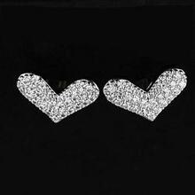 Heart Beats The Pave Heart Earrings