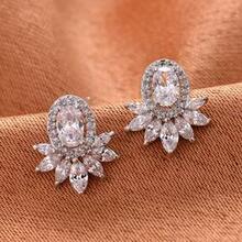 Luster Statement Stud Boutique Earrings F369-482579054627