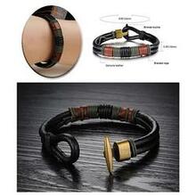 Rodeo Olive Genuine Leather Bracelet