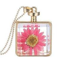 Coral Floral Big Wildflower Necklace