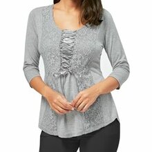 Victoria Top Corset Style With Satin Ribbon F369-539383267363