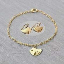 Set Of Spring Has Sprung Bracelet And Earrings
