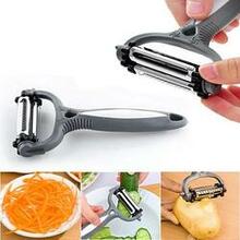 Quick Prep 3 In 1 Veggie Peeler, Slicer & Shredder - Color: Grey K290-5741242053