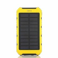 Roaming Solar Power Bank Phone Or Tablet Charger - Color: Yellow
