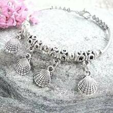 Joyous Natural Charm Stackable Bracelets - Style: Beautiful Seashells