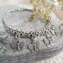 Joyous Natural Charm Stackable Bracelets - Style: Beautiful Butterflies