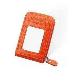 Zip Vault Rfid Blocker Card Holder And Wallet Hsm - Color: Orange K290-6115612557347