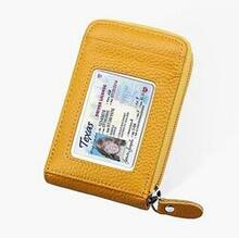 Zip Vault Rfid Blocker Card Holder And Wallet Hsm - Color: Yellow K290-6115612590115
