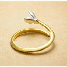 Just Be Mine Roman Gold Antique Ring On Sterling Silver