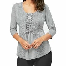 Victoria Top Corset Style With Satin Ribbon - Size: Small K290-6988862652451