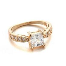 The Reflection Multi Faceted Ring -color: Yellow Gold, Size: 6