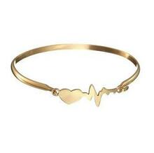 Love Your Heartbeat Bracelet - Style: Gold K290-7195116732451