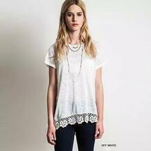 Virina Floral Lace Top -size: Small, Color: Off White