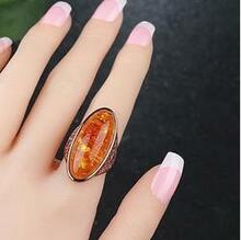 Lava Ring In Fiery Oval Opal F369-8445690448