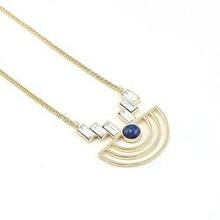 Sailboat Necklace With Natural Gemstones And Crystals F369-9050099600