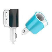 Dual Usb Car Charger With Access To Cigarette Lighter Port F369-9225221712