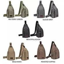 Sling Cling Cotton Canvas Messenger Bag In 5 Colors F369-9952616976