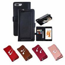 Newest Iphone 8 Case With Zipper Pocket Detachable Case F369-9962788816