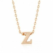 Rose Gold Initial Z Pendant (pack Of 1 Ea)