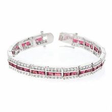 Balboa Red Cz Bracelet (pack Of 1 Ea)