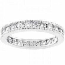 Classic Milgrain Eternity Band (size: 08) (pack Of 1 Ea)