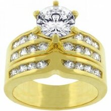 Formal Goldtone Engagement Set (size: 05) (pack Of 1 Ea)
