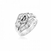 Two-piece Engagement Ring Set (size: 07) (pack Of 1 Ea)