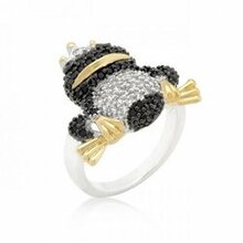 Cubic Zirconia Frog Prince Ring (size: 05) (pack Of 1 Ea)
