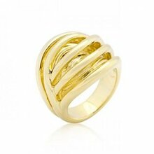 Golden Illusion Fashion Ring (size: 05) (pack Of 1 Ea)