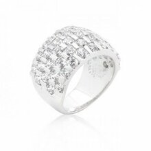 Channel Set Princess Cut Ring (size: 05) (pack Of 1 Ea)