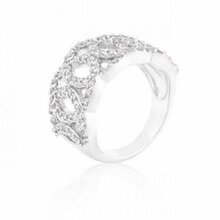 Cubic Zirconia Circular Ring (size: 05) (pack Of 1 Ea)