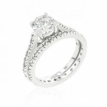 Glistening Engagement Ring Set (size: 08) (pack Of 1 Ea)