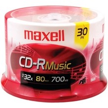 Maxell 80-minute Music Cd-rs (30-ct Spindle) (pack Of 1 Ea)