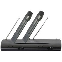 Pyle Pro Professional Dual Vhf Wireless Handheld Microphone System (pack Of 1 Ea)
