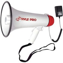 Pyle Pro Professional Megaphone And Bullhorn With Siren &amp; Handheld Microphone (pack Of 1 Ea)